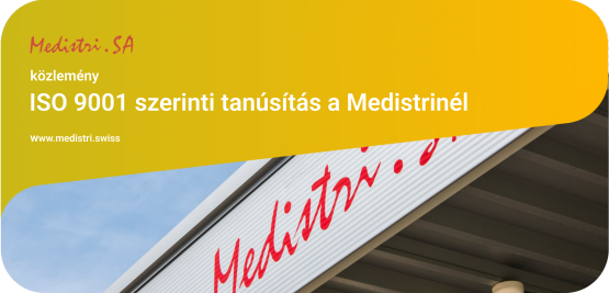 ISO 9001 szerinti tanúsítás a Medistrinél