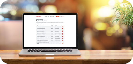 Centralizing Communications: Medistri’s New Customer Updates Page